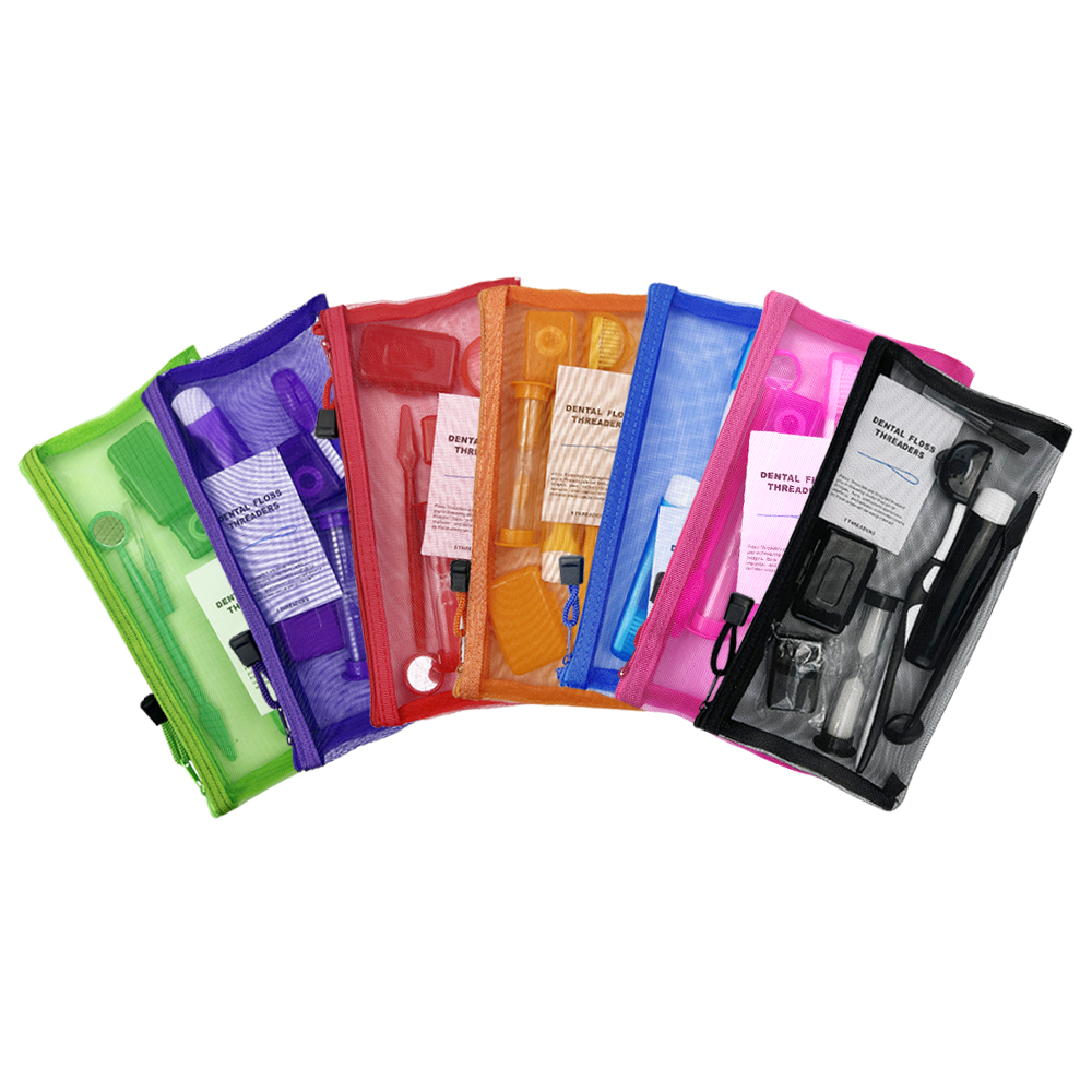 Waxing Kit Home - 8Pcs/set Orthodontic Dental Care Brush Kit