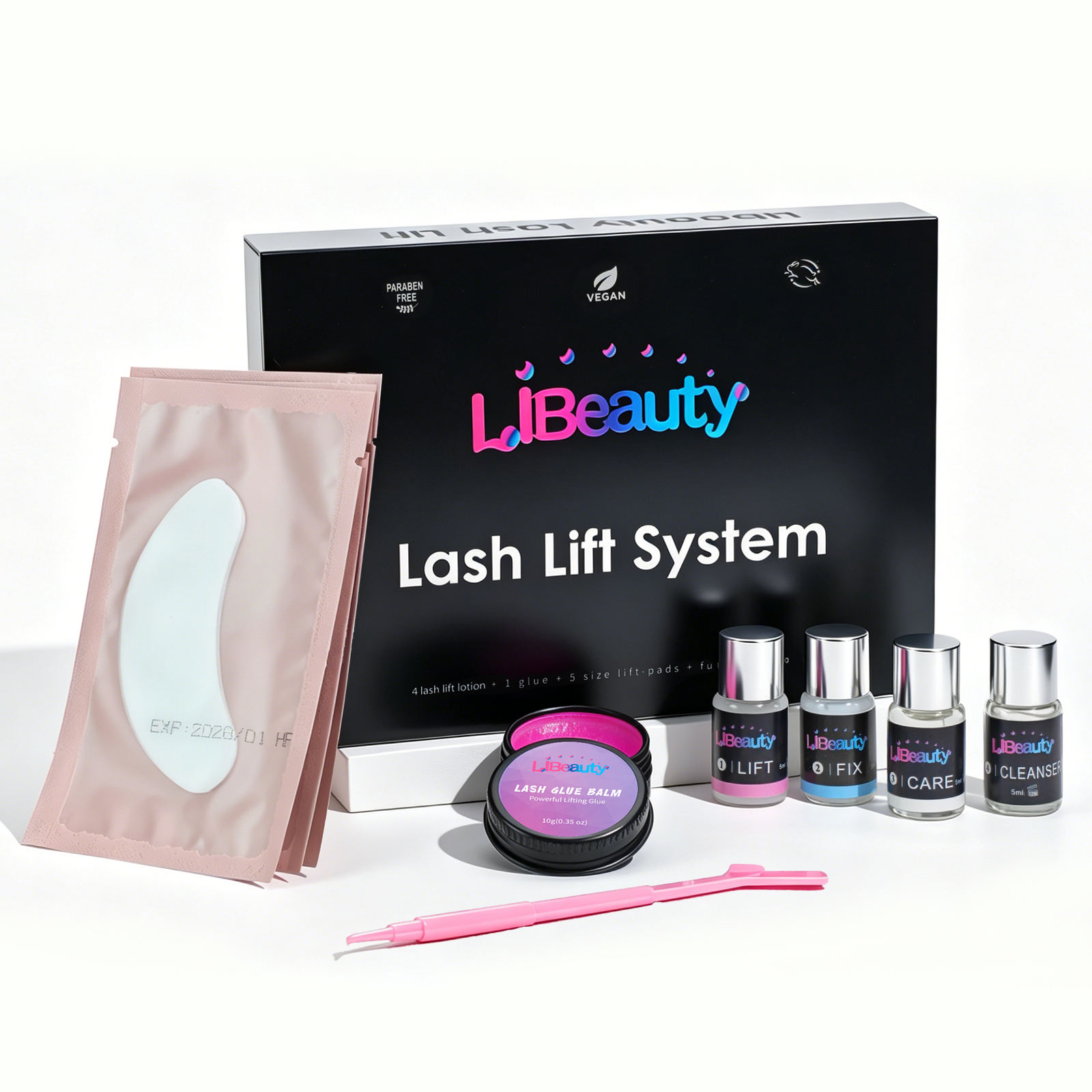 Lash Lift Kit - Libeauty Semi-Permanent Lash Lift Kit All-in-One