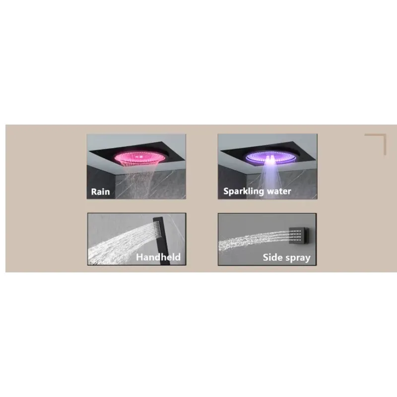 Smart LED Shower Set Bathroom  - огляд і ціна Spa & Wellness Hotel Diament Ustroń Zdjęcia
