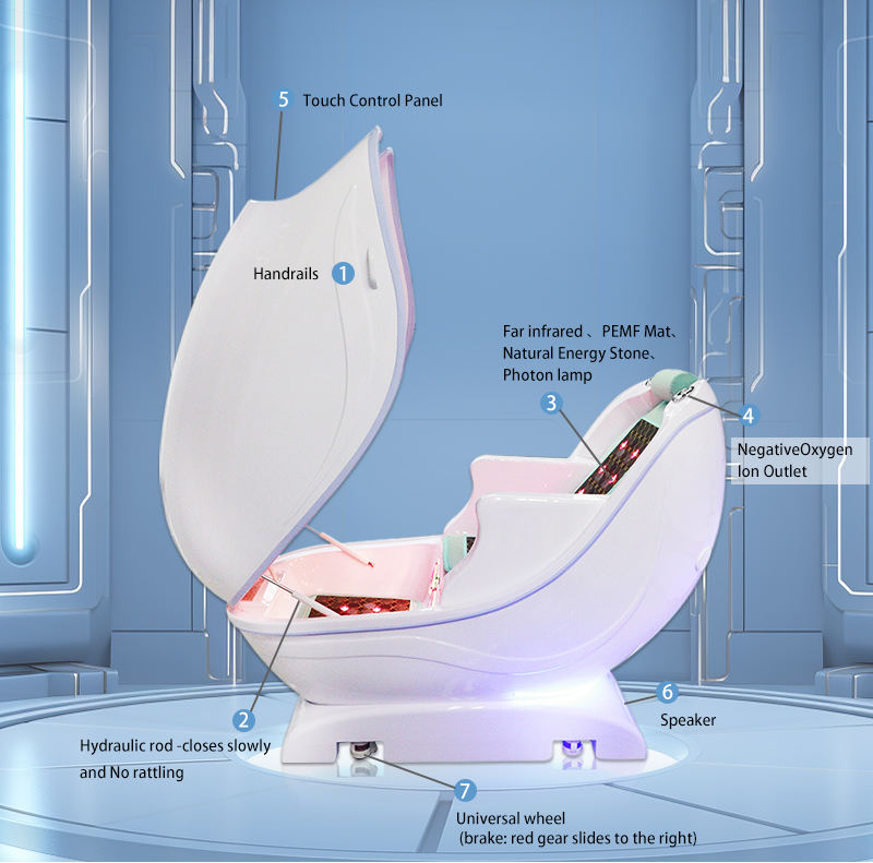 Far Infrared Seated Spa Capsul - огляд і ціна Spa Wellness In