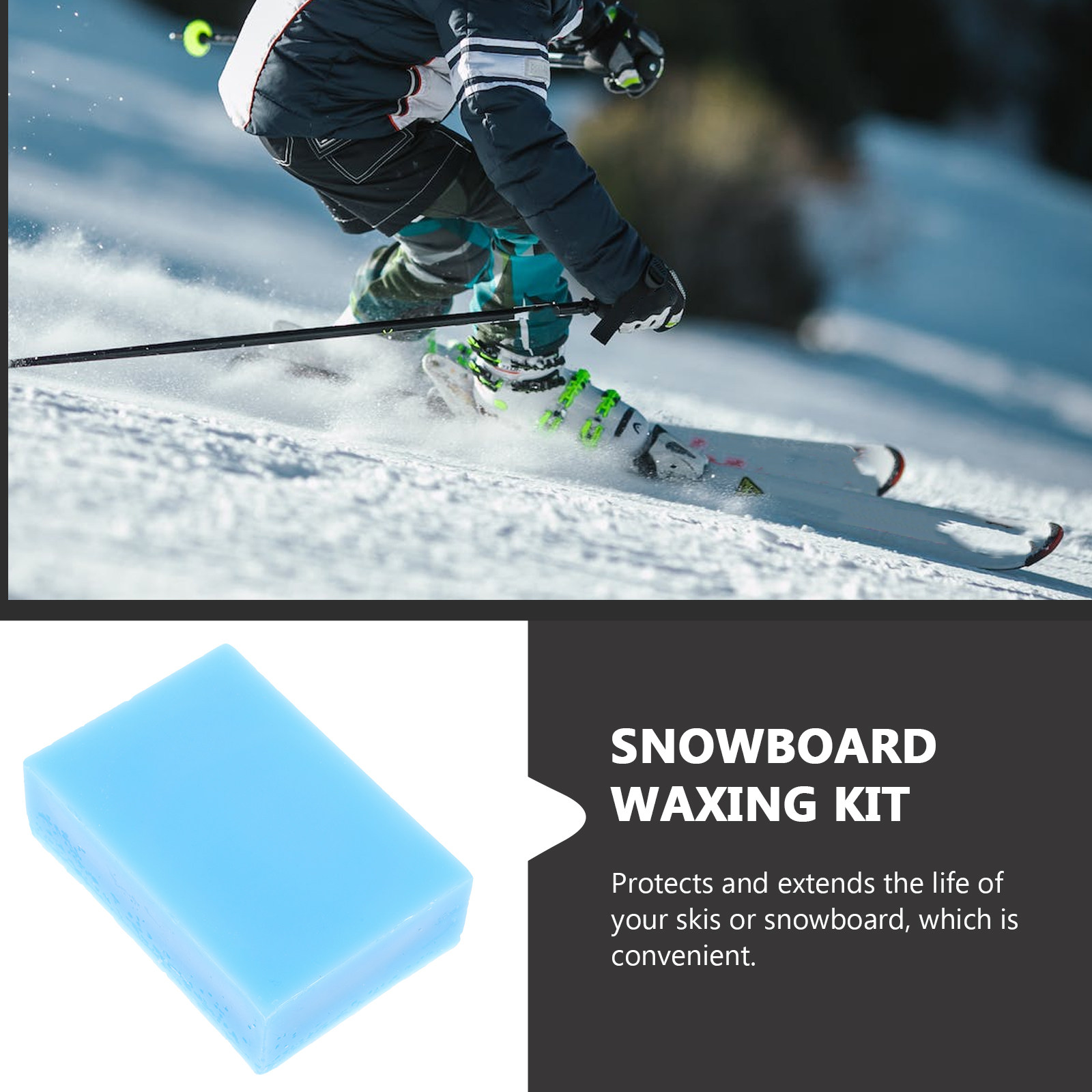 Single Double Snowboard Wax Hi - огляд і ціна Waxing Kit Home