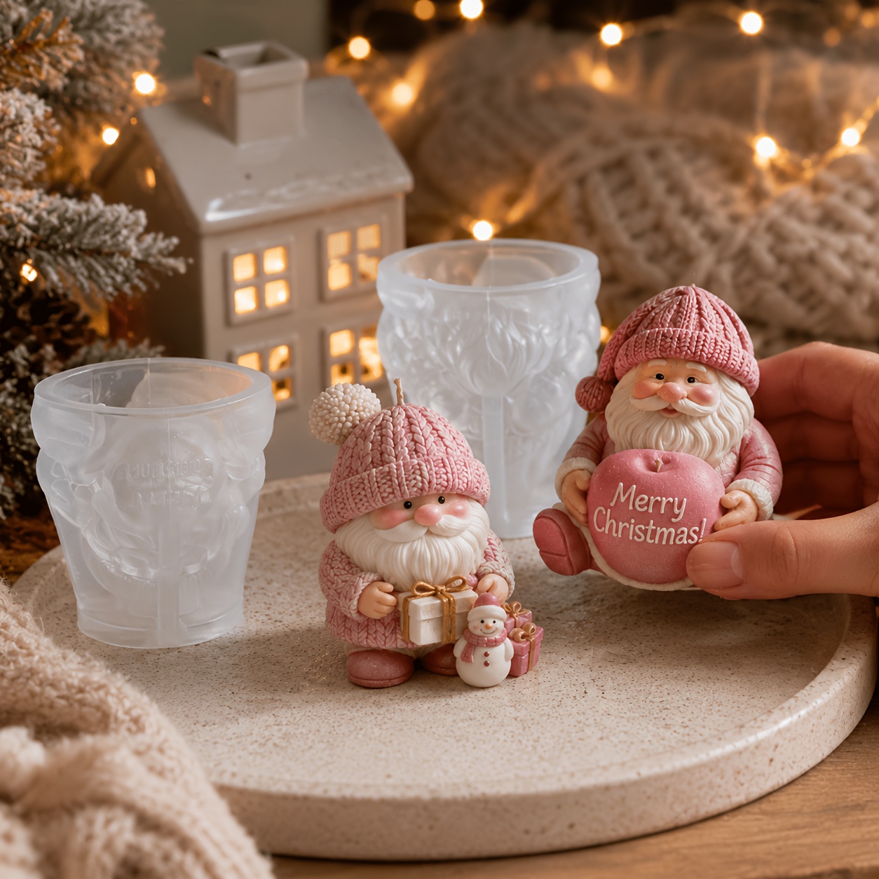 Xmas Holiday Gnome Silicone Ca - огляд і ціна Waxing Kit Home