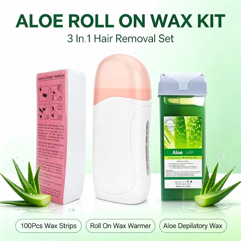 Portable Roll on Wax Kit Roll  - огляд і ціна Waxing Kit Home