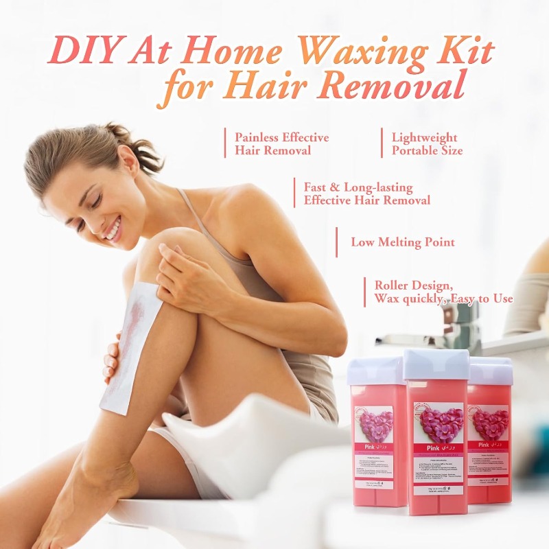 Portable Roll on Wax Kit Roll  - огляд і ціна Waxing Kit Home