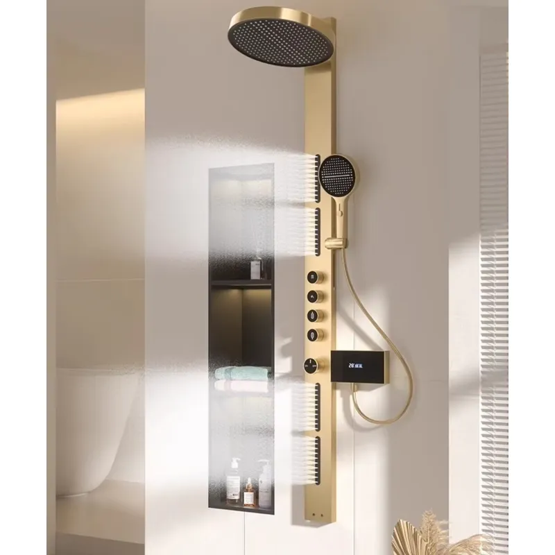 Brass Rainfall Shower Panel Se - огляд і ціна Spa & Wellness Hotel Diament Ustroń Zdjęcia