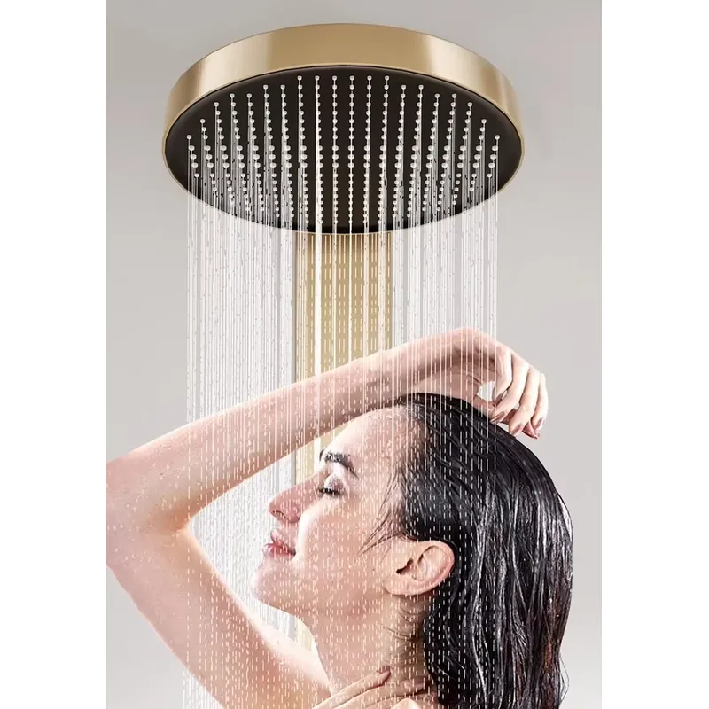Brass Rainfall Shower Panel Se - огляд і ціна Spa & Wellness Hotel Diament Ustroń Zdjęcia
