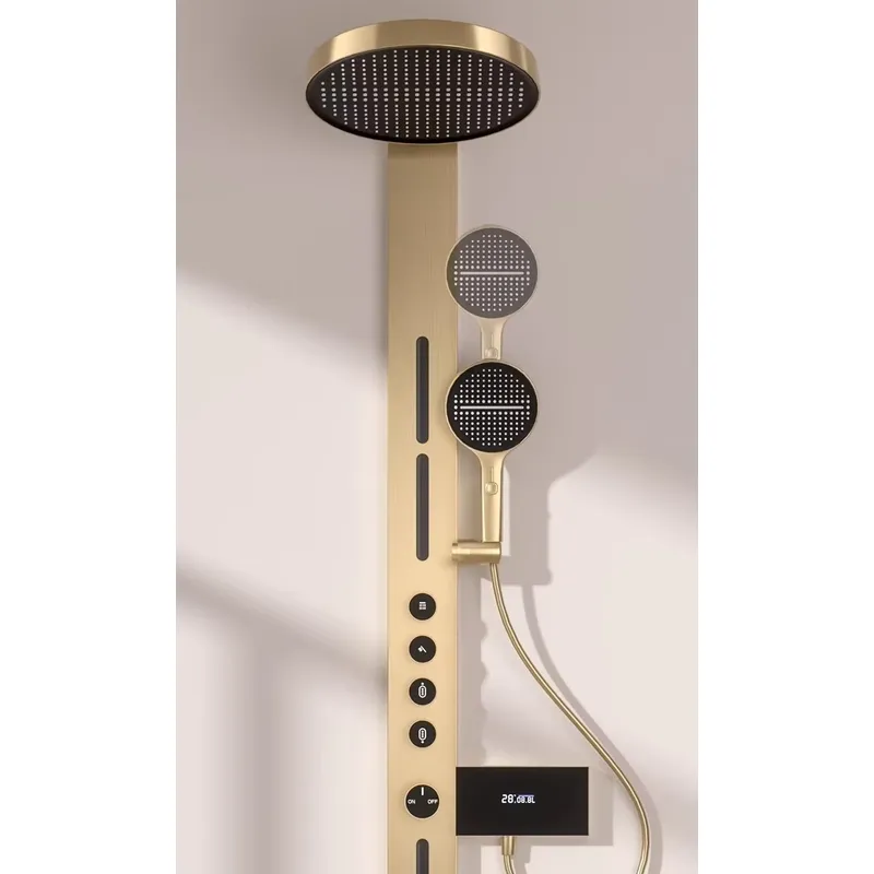 Brass Rainfall Shower Panel Se - огляд і ціна Spa & Wellness Hotel Diament Ustroń Zdjęcia